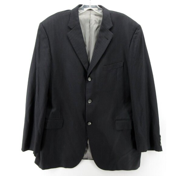 Burberry Sport Coat 44 Blazer Coat Striped Wool Bond Street Jacket